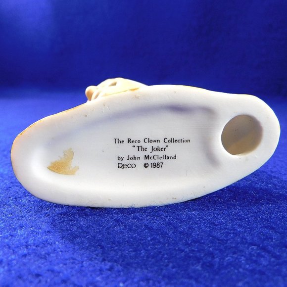 Clown Figurine "The Joker" by John Mcclelland for The Reco Clown Collection 1987 - Picture 10 of 11